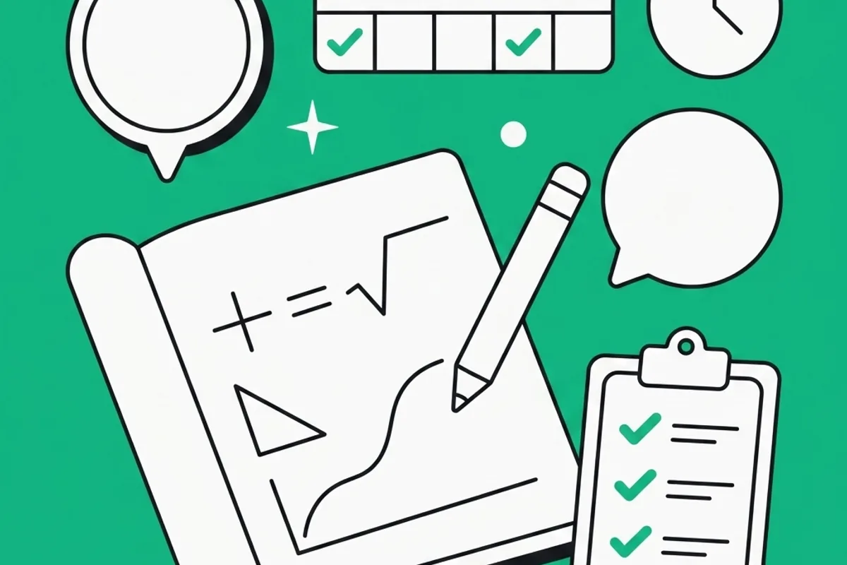 Kaip pasiruošti matematikos kontroliniam: žingsnis po žingsnio, be paskutinės nakties panikos
